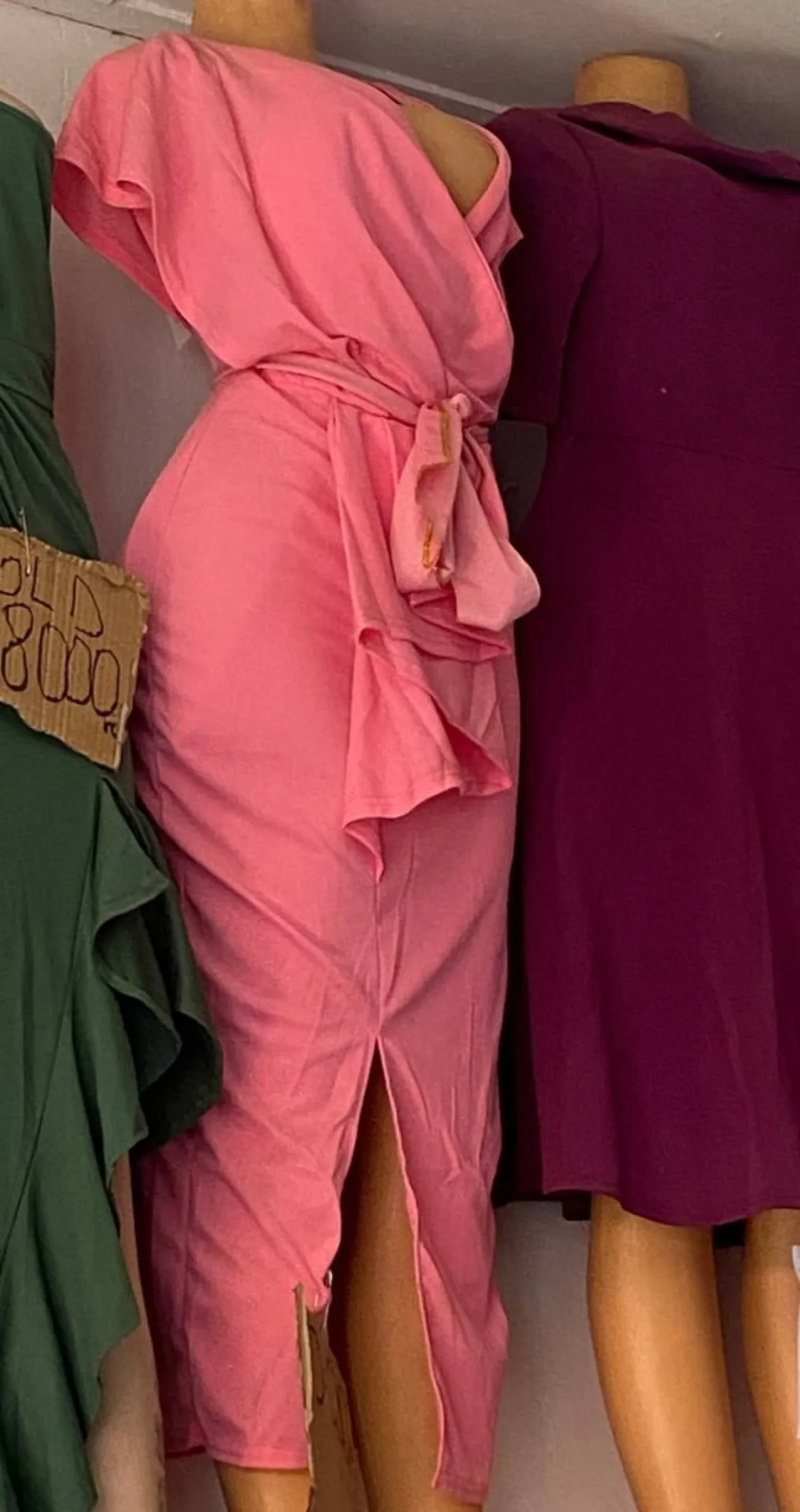 Robe droite moulante