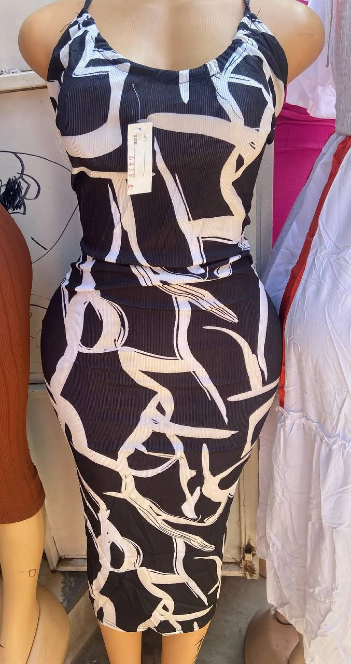 Robe singlet droite moulante