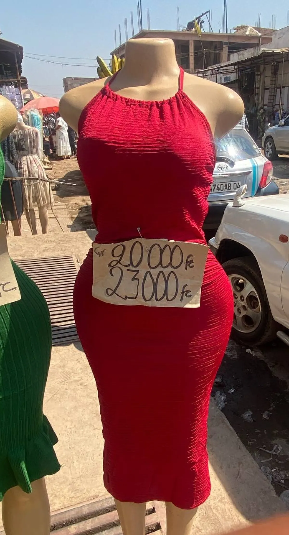 Robe singlet droite moulante