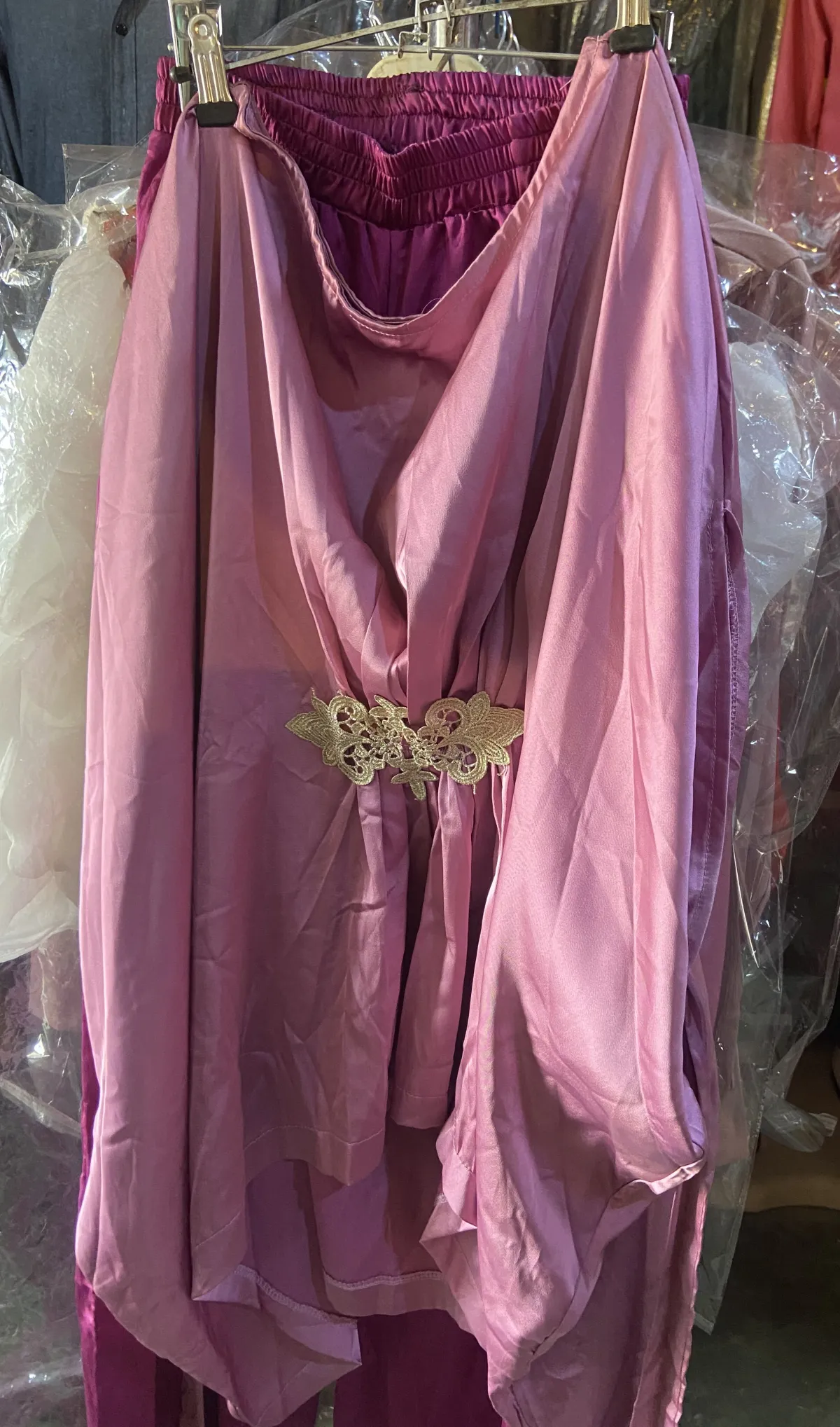 Ensemble pantalon mauve