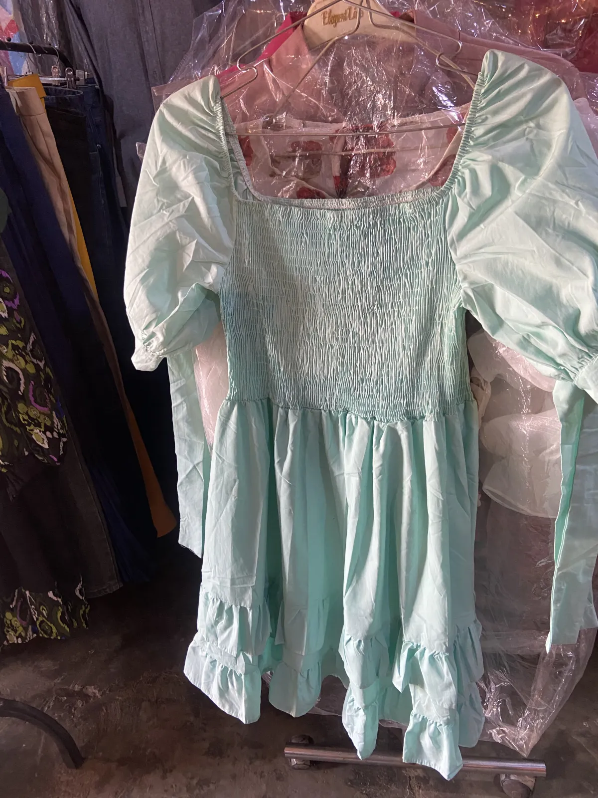 Miniature Robe courte évasée avec élastique