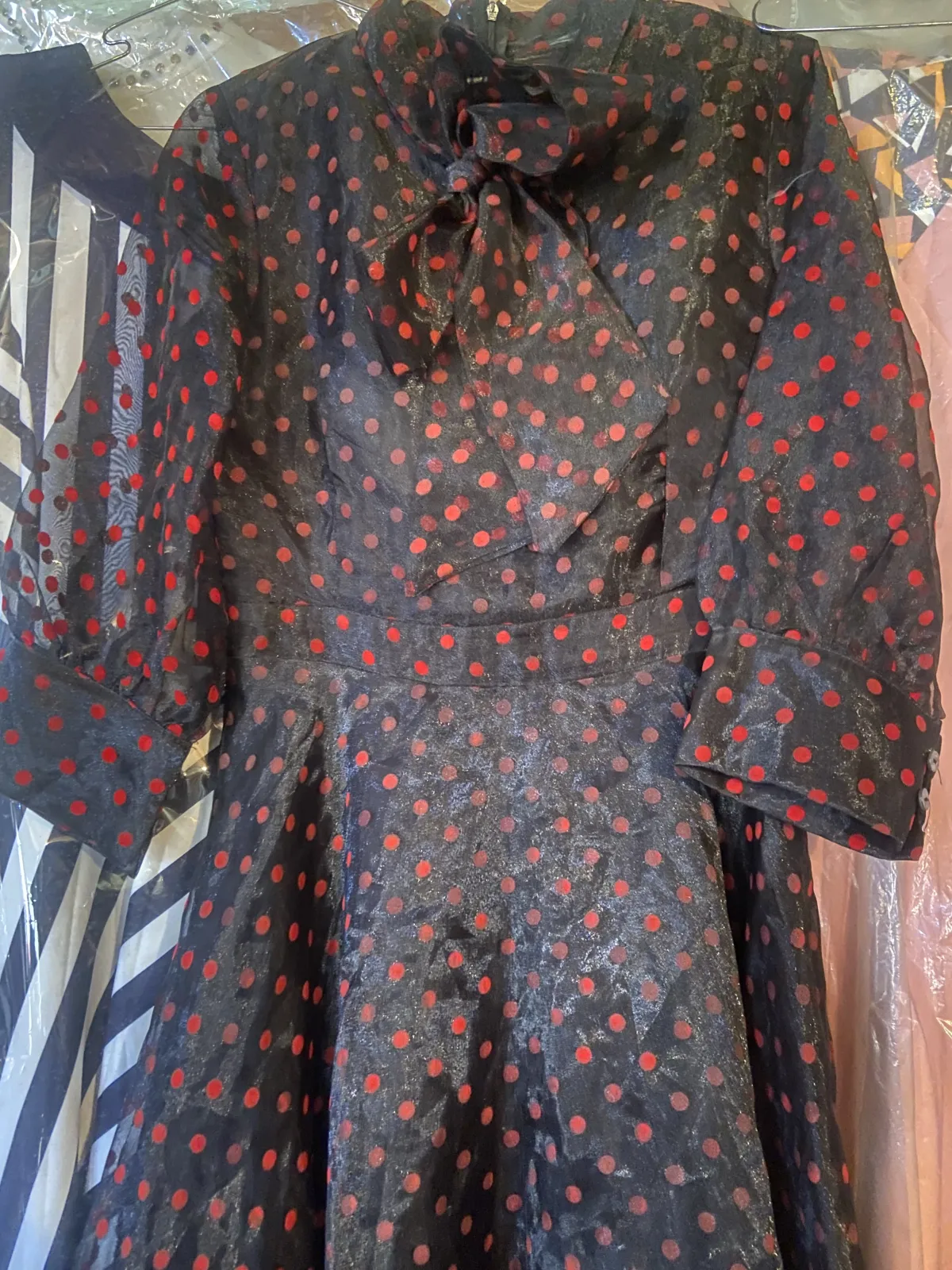 Robe mousseline évasée
