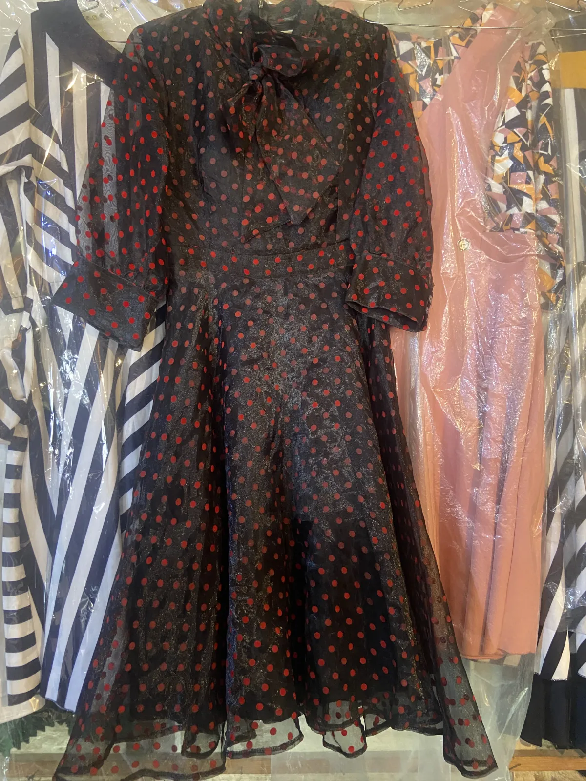 Miniature Robe mousseline évasée