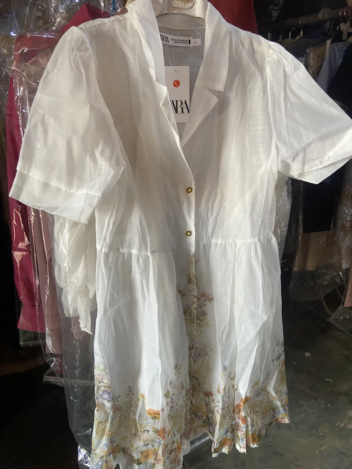 Robe chemise courte