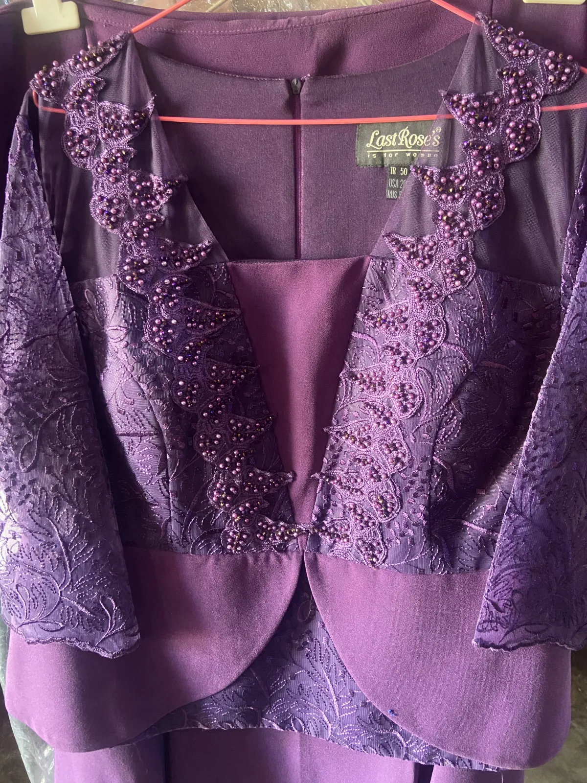 Ensemble jupe dame en mauve