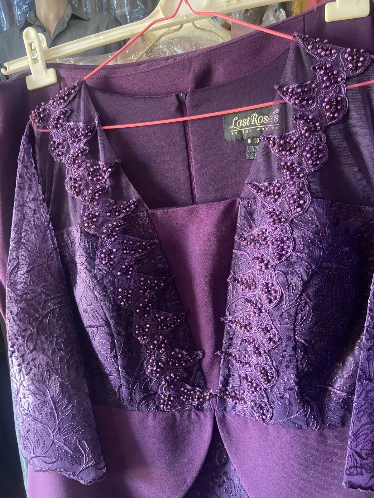 Miniature Ensemble jupe dame en mauve