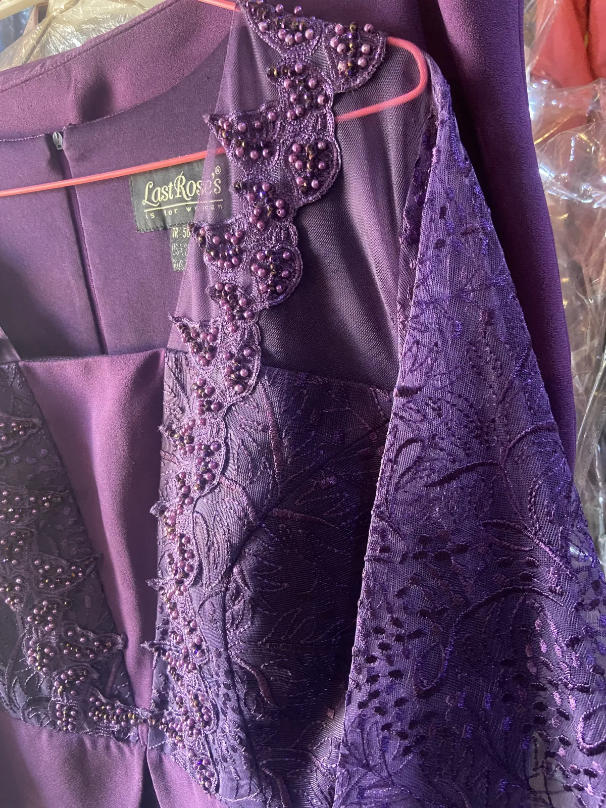 Miniature Ensemble jupe dame en mauve