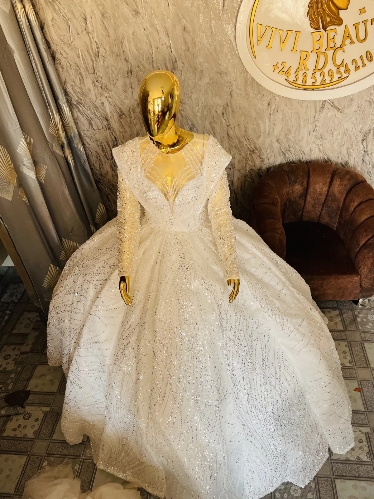 Miniature Robe princesse (mariage)