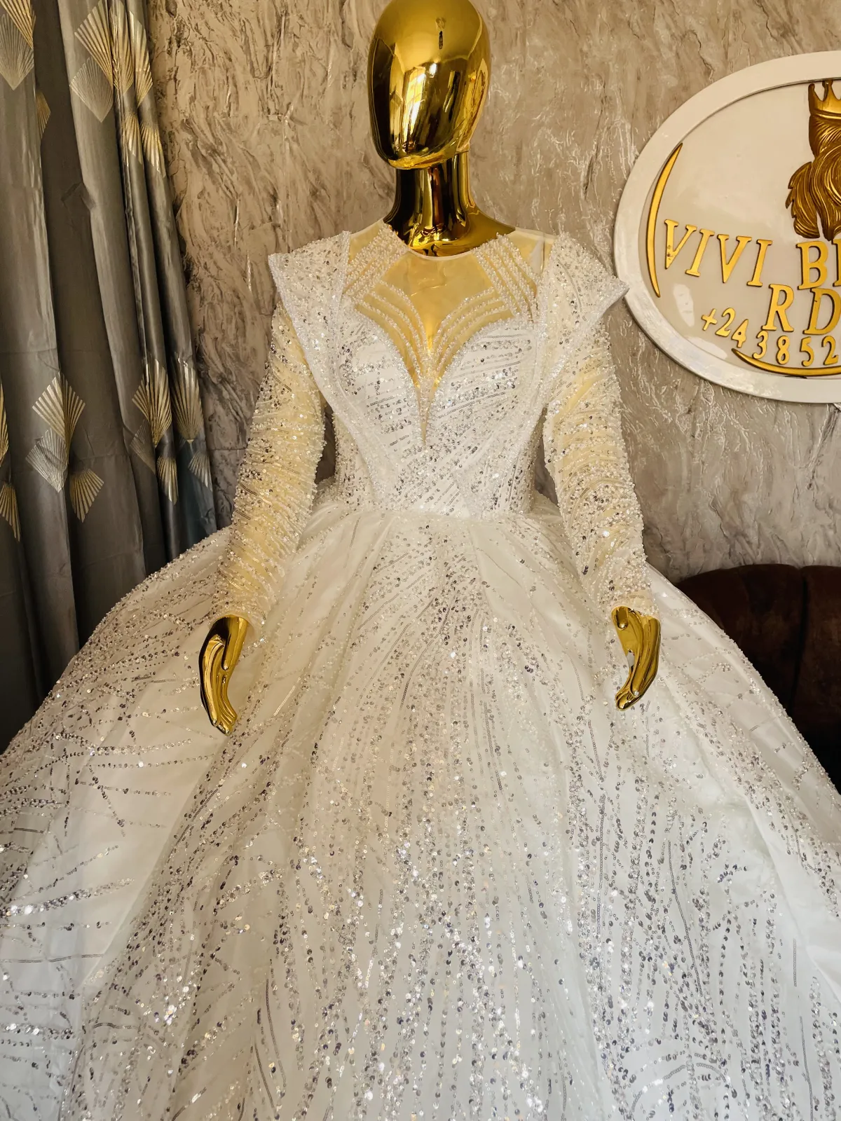 Miniature Robe princesse (mariage)